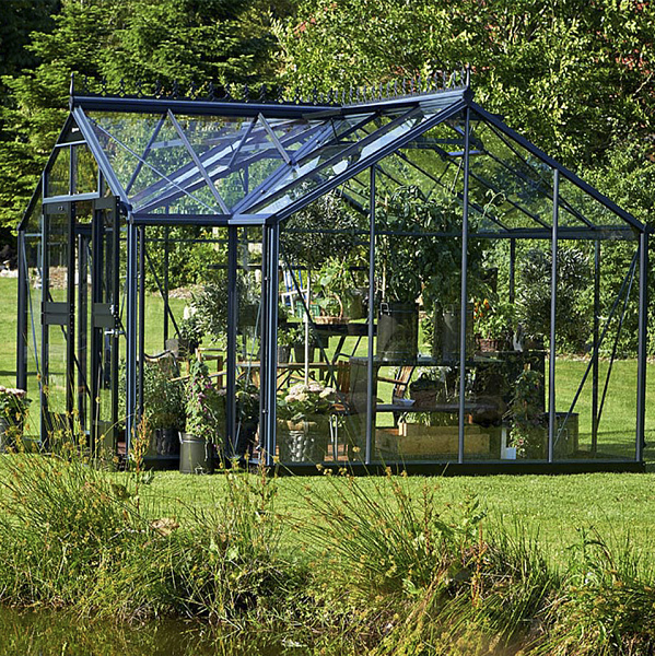 Теплица Juliana Orangery Anthracite под стекло | 2,9х4,3 м. Теплица Juliana Orangery Anthracite под стекло | 2,9х4,3 м.